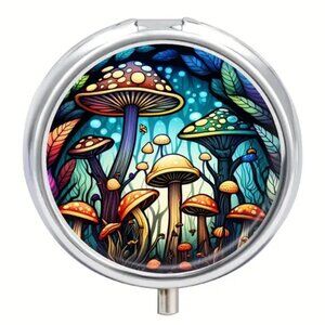 1pc.  Mushrooms Pill Box
